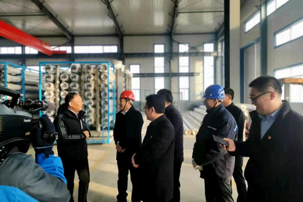 北票市委書記張秀軍走進(jìn)一諾環(huán)境產(chǎn)業(yè)園，踐行“不忘初心、牢記使命”主題教育