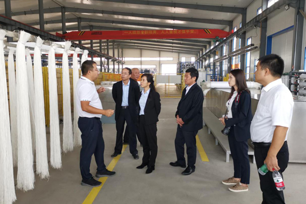 陜西航天建設(shè)集團(tuán)有限公司總經(jīng)理、黨委副書記謝明娟率隊(duì)赴遼寧一諾環(huán)保產(chǎn)業(yè)集團(tuán)開展考察調(diào)研工作